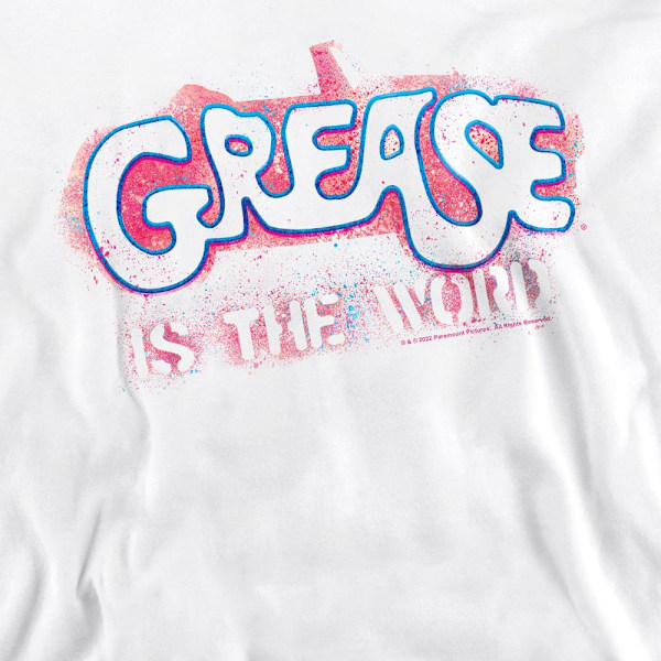 Grease Unisex Vuxen Grease Is The Word Sweatshirt M Vit White M
