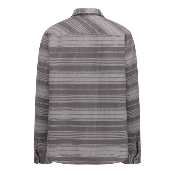 SoulCal Herr Rutig Polyester Skjortjacka L Grå Grey L