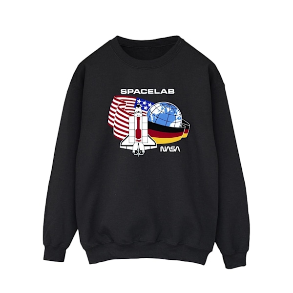 NASA Herr Space Lab Sweatshirt XXL Svart Black XXL