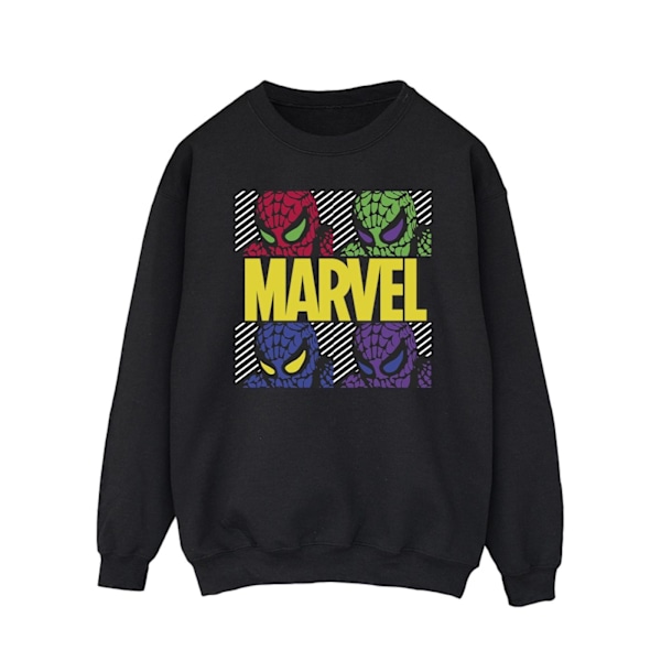 Marvel Herr Spider-Man Pop Art Sweatshirt S Svart Black S