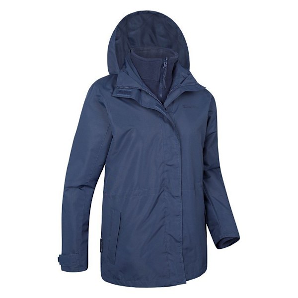 Mountain Warehouse Dam/Damer Fell 3 i 1 Vattenavvisande Jacka Navy 16 UK