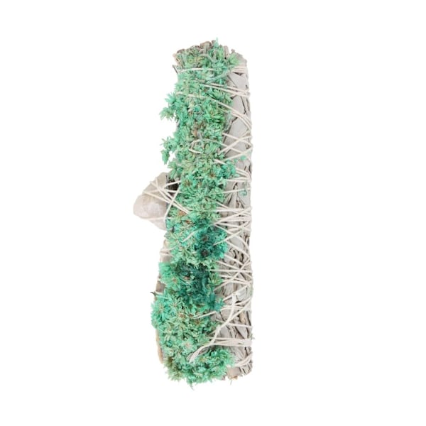 Something Different White Sage Quartz Smudge Stick Wand One Size White/Green One Size