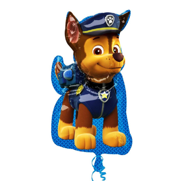Anagram Paw Patrol Supershape Chase Balloon 23 tum Blå Blue 23 inches