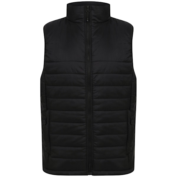 Henbury Unisex Vuxen Vadderad Väst XXS Svart Black XXS