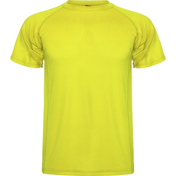 Roly Barn/Kids Montecarlo Sport T-shirt 12 År Fluo Gul Fluro Yellow 12 Years