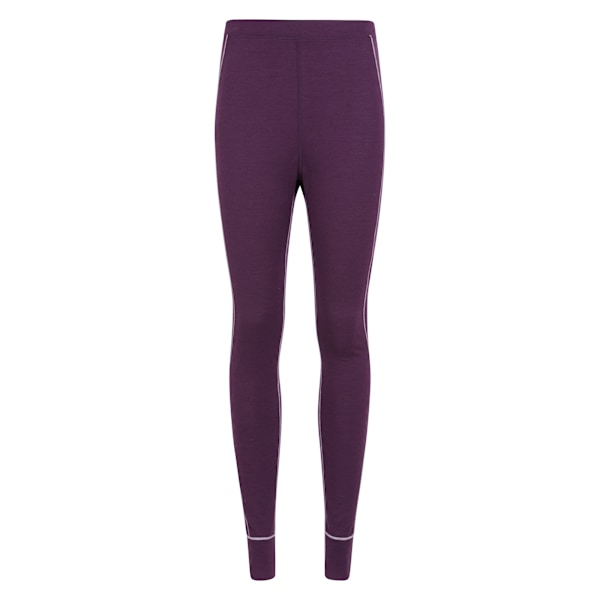 Mountain Warehouse Dam/Dam Asgard Merinoull Termisk Underdel Purple 16 UK