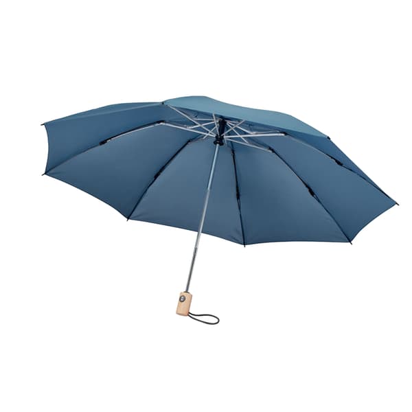 MidOcean Leeds Bambu 190T Hopfällbart Paraply One Size Blå Blue One Size