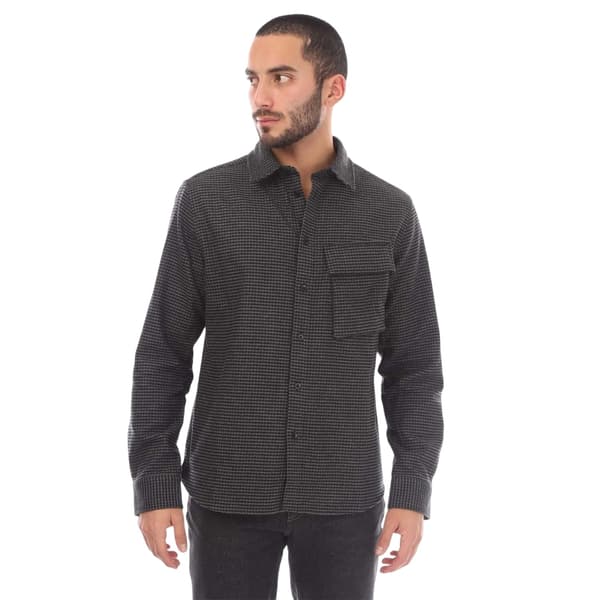 Belstaff Herrskjorta Houndstooth M Svart Black M