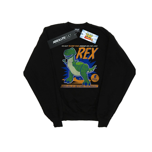 Disney Boys Toy Story 4 Rex Terrifying Dinosaur Sweatshirt 5-6 Black 5-6 Years