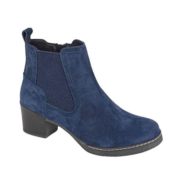 Cipriata Dam/Dam Alessina Mocka Ankle Boots 8 UK Marinblå Navy 8 UK