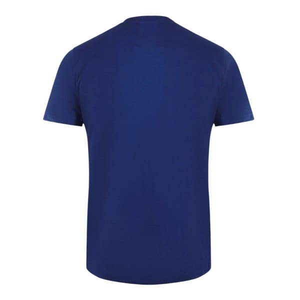 Cavalli Class Herr Leopard Logotyp T-shirt L Blå Blue L
