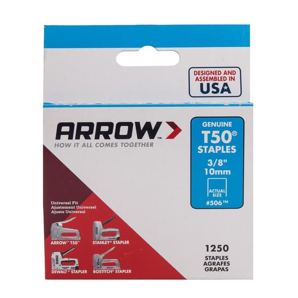Arrow Heavy Duty-häftklamrar (1250-pack) 14 mm silver Silver 14mm