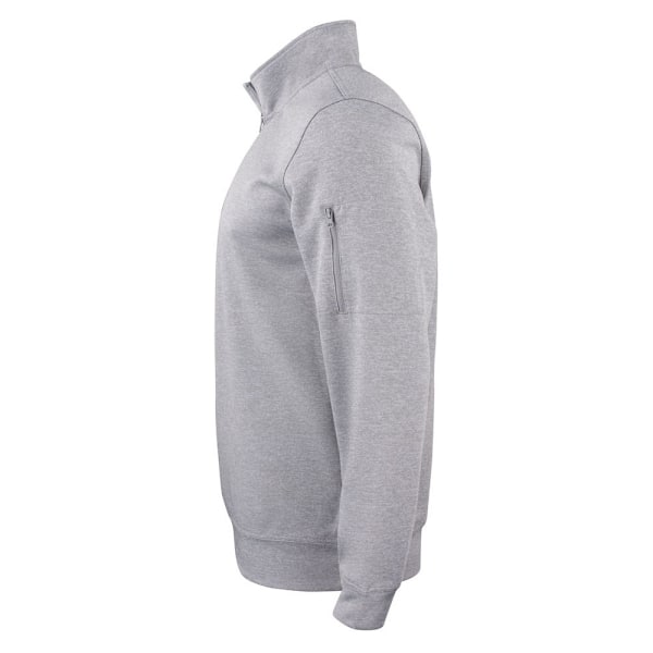 Clique Unisex Adult Basic Active Quarter Zip Sweatshirt L Grå Grey Melange L