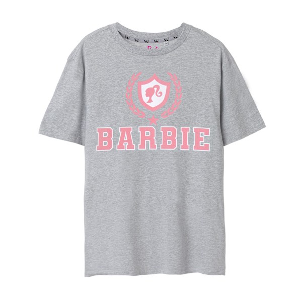 Barbie Dam/Dam Collegiate Logo T-shirt 3XL Gråmelerad Grey Marl 3XL