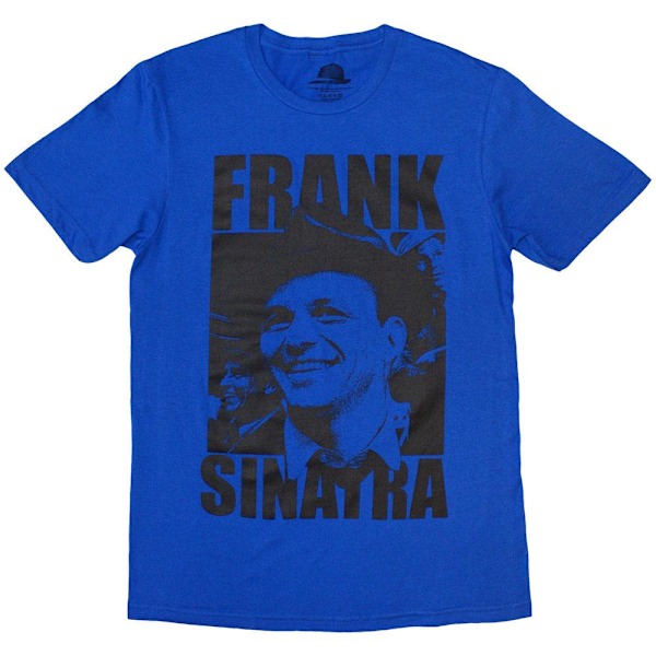 Frank Sinatra Unisex Vuxen Fotomontage T-shirt M Blå Blue M