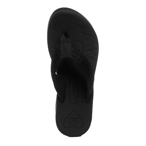 Rocket Dog Dam/Damer Tizzy Flip-flops med Vävband Storlek 6 UK Svart Black 6 UK