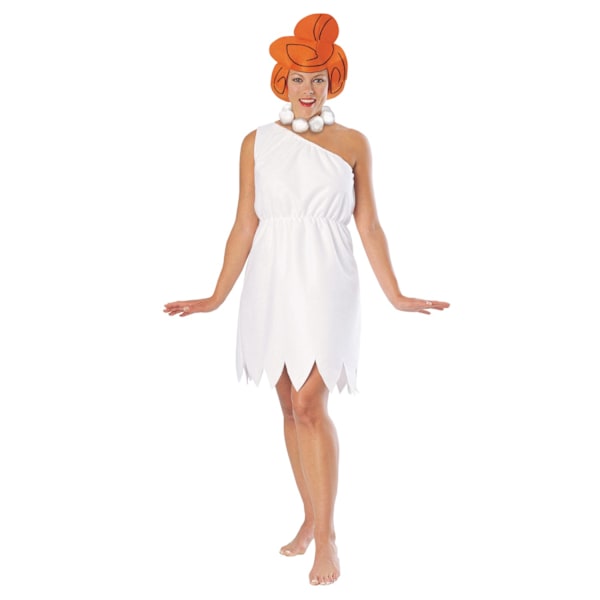 The Flintstones Damkläder/Dam Wilma Flintstone Kostym Standard White Standard