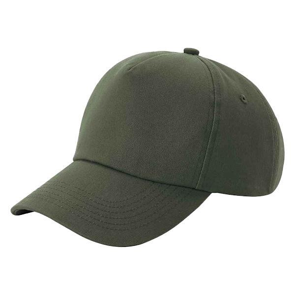 Beechfield Authentic 5 Panel Keps One Size Olivgrön Olive Green One Size