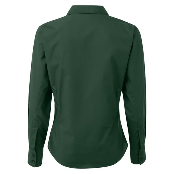 Premier Dam/Dam Poplin Långärmad Blus 24 Mörkgrå Dark Grey 24