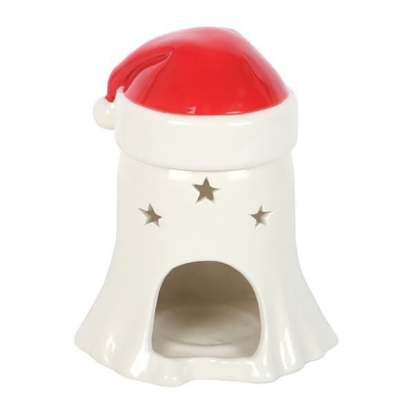 Something Different Spöke Med Tomtehatt Oljebrännare One Size Wh White/Red One Size