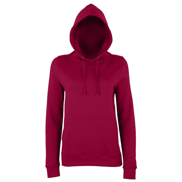 AWDis Just Hoods Dam/Dam Girlie College Pullover Hoodie X Burgundy XS