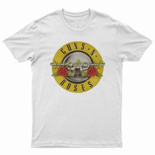 Guns N Roses Barn/Barn Classic Logo T-Shirt 1-2 År Vit White 1-2 Years