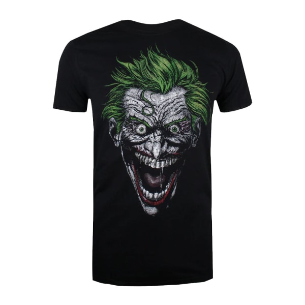 Batman Mens The Joker T-shirt i bomull L Svart/Vit/Grön Black/White/Green L
