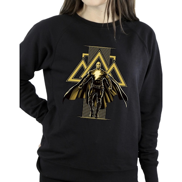 DC Comics Dam/Kvinnor Black Adam Rising Gyllene Symboler Sweatshirt Black L