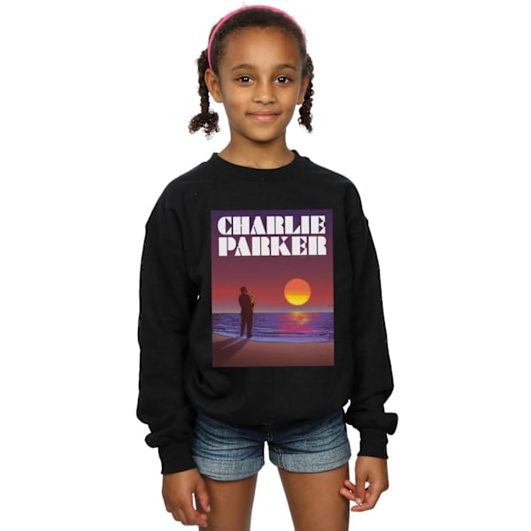 Charlie Parker Girls Into The Sunset Sweatshirt 5-6 år Svart Black 5-6 Years