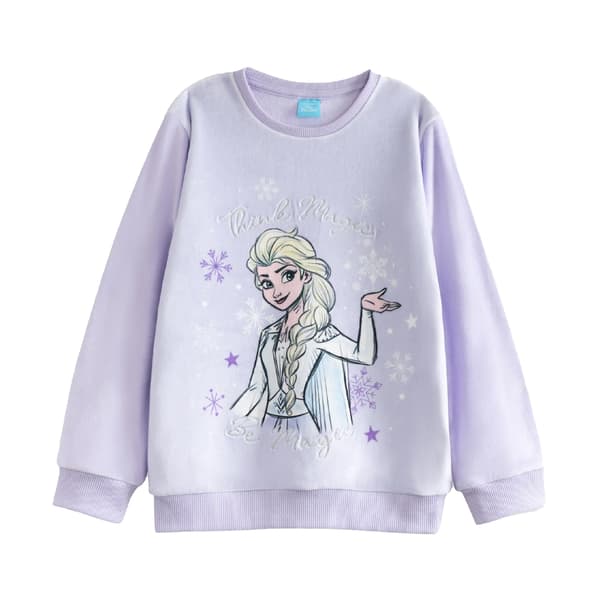 Frost Flickor Elsa Lång Pyjamas Set 4-5 År Lila Purple 4-5 Years