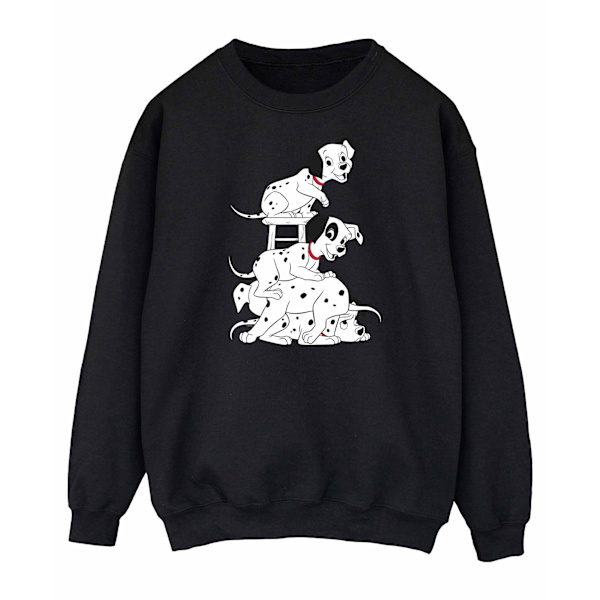 101 Dalmatiner Dam/Dam Stol Sweatshirt XL Svart Black XL