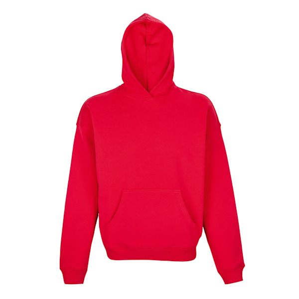 SOLS Unisex Adult Connor Organic Oversized Hoodie XS Bright Red Bright Red XS