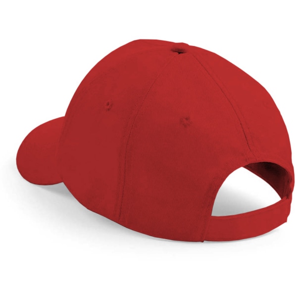 Beechfield Unisex Plain Original 5 Panel Baseball Cap (2-pack) Classic Red One Size