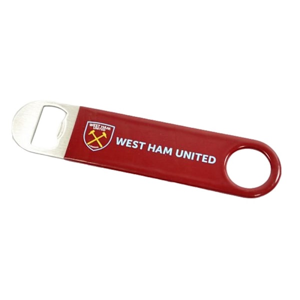 West Ham United FC Logotyp Magnetisk Flasköppnare En Storlek Claret Claret Red/Silver One Size