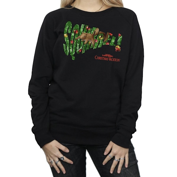 National Lampoon´s Christmas Vacation Dam/Kvinnor Ekorre Tröja Black S