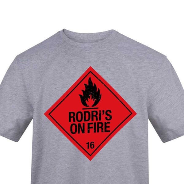 AWD Unisex Vuxen Rodri Flame T-shirt S Grå Grey S