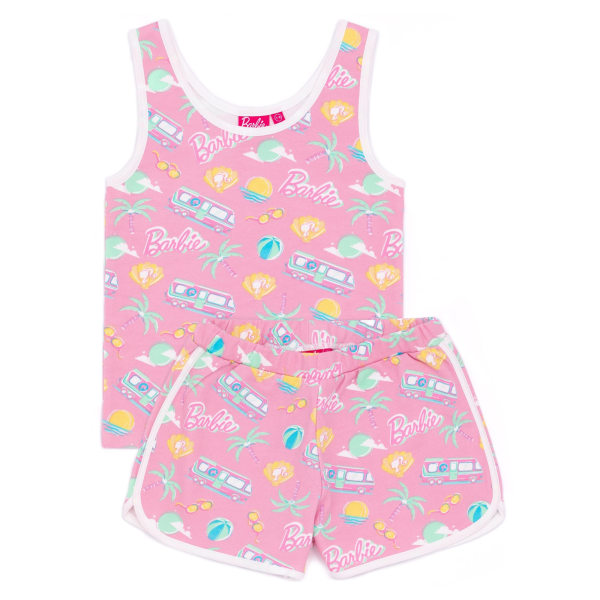 Barbie Girls Co-ord Set 3-4 år Rosa Pink 3-4 Years