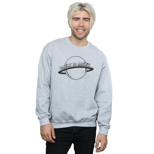 DC Comics Herr Superman Daily Planet Sweatshirt 5XL Sports Grey Sports Grey 5XL