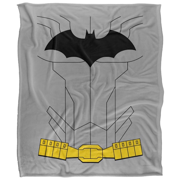 Batman Batsuit Filt En Storlek Flerfärgad Multicoloured One Size