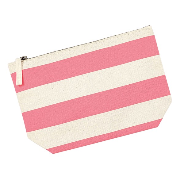 Westford Mill Nautical Accessory Bag One Size Natural/Pink Natural/Pink One Size