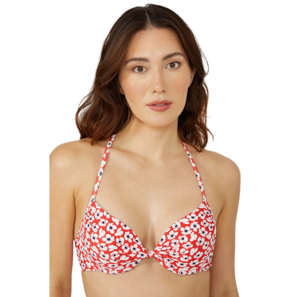Debenhams Dam/Damer Ditsy Print Bygelbikini Topp 36A R Red 36A