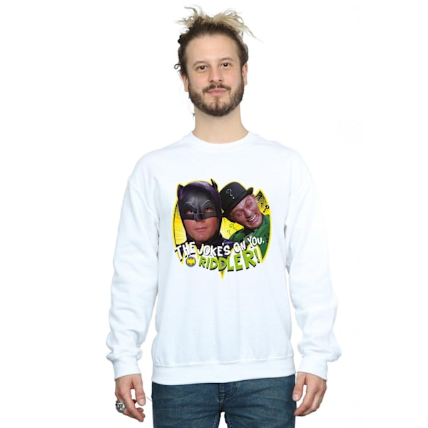 DC Comics Herr Batman TV-serie The Riddler Joke Sweatshirt L W White L