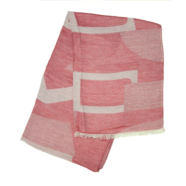 Hackett Dam/Damer Bomullsscarf En Storlek Röd Red One Size