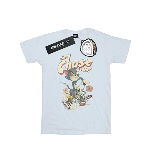 Tom och Jerry Pojkar The Chase Is On T-shirt 12-13 år Vit White 12-13 Years