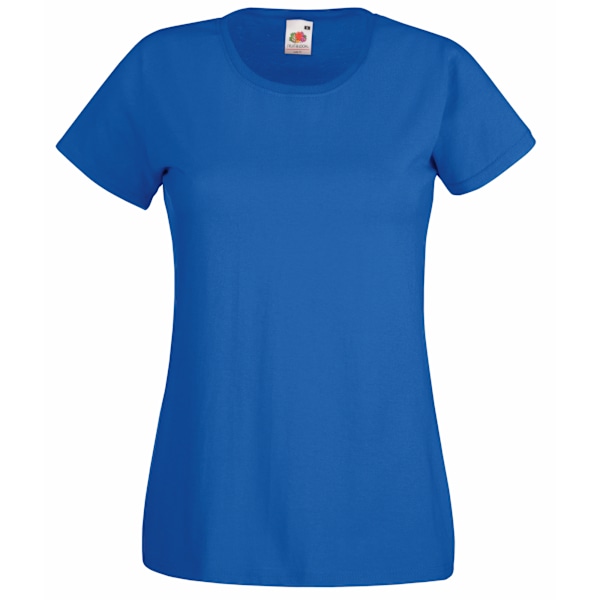 Fruit Of The Loom Dam/Kvinnors Lady-Fit Valueweight Kortärmad T-shirt Royal S