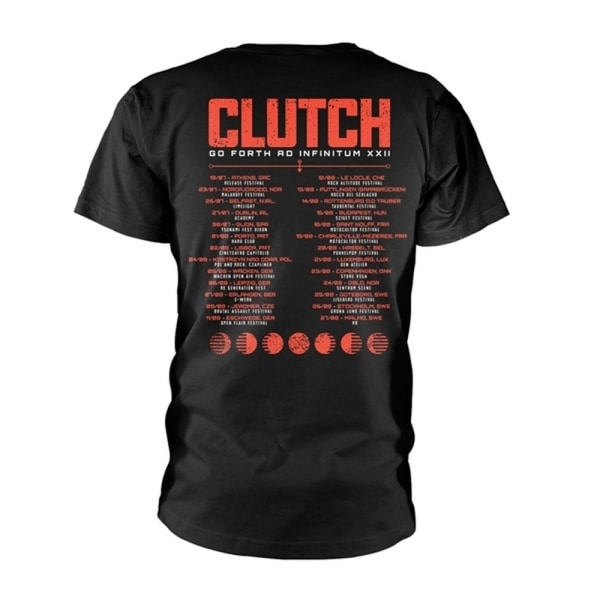 Clutch Unisex Adult Go Forth Ad Infinitum XXII Tour T-Shirt XL Black XL