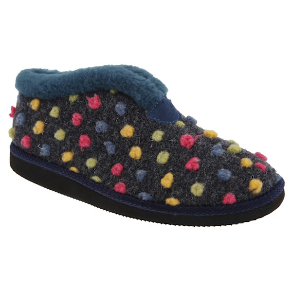 Sleepers Dam/Damer Tilly Lättvikts Termiskt Fodrade Bootie S Blue/Multi 7 UK