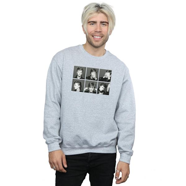 David Bowie Herr Foto Collage Sweatshirt XL Sports Grey Sports Grey XL