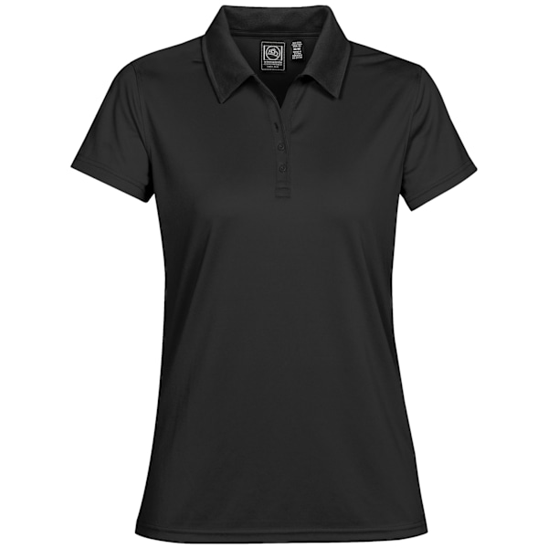 Stormtech Womens/Ladies Eclipse Pique Polo Shirt M Svart Black M