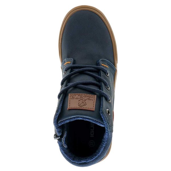 Iguana Hastin Mid Cut Casual Skor för Barn/Barn 1 UK Marin/Kamel Navy/Camel 1 UK